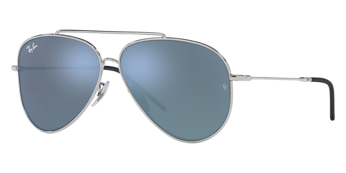 Ray-Ban RBR0101S AVIATOR REVERSE 003/GA Sunglasses Silver 62mm Unisex