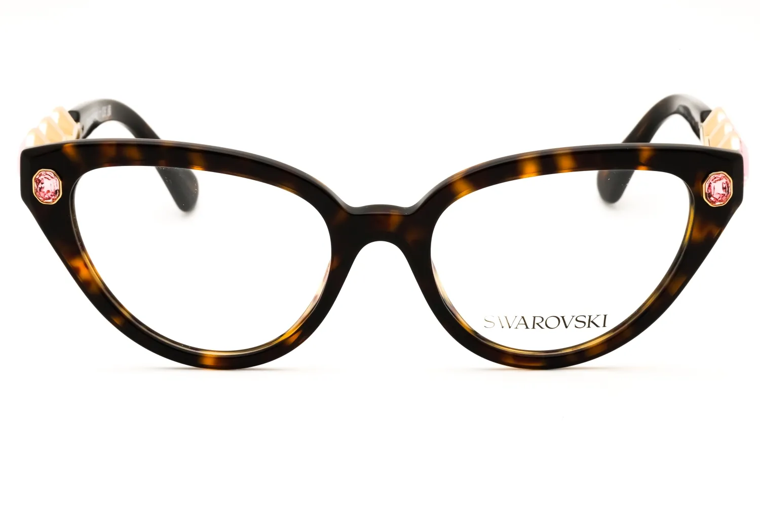 Swarovski SK2028 1002 Eyeglasses Tortoise 53mm Women 2