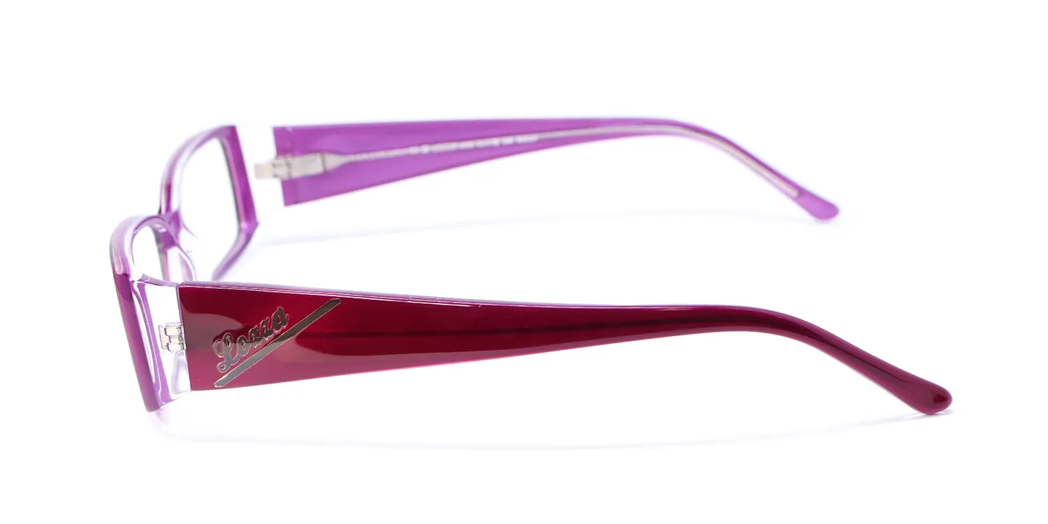 Lozza Vl1854 Broadway 0923 Eyeglasses Purple 51mm 4