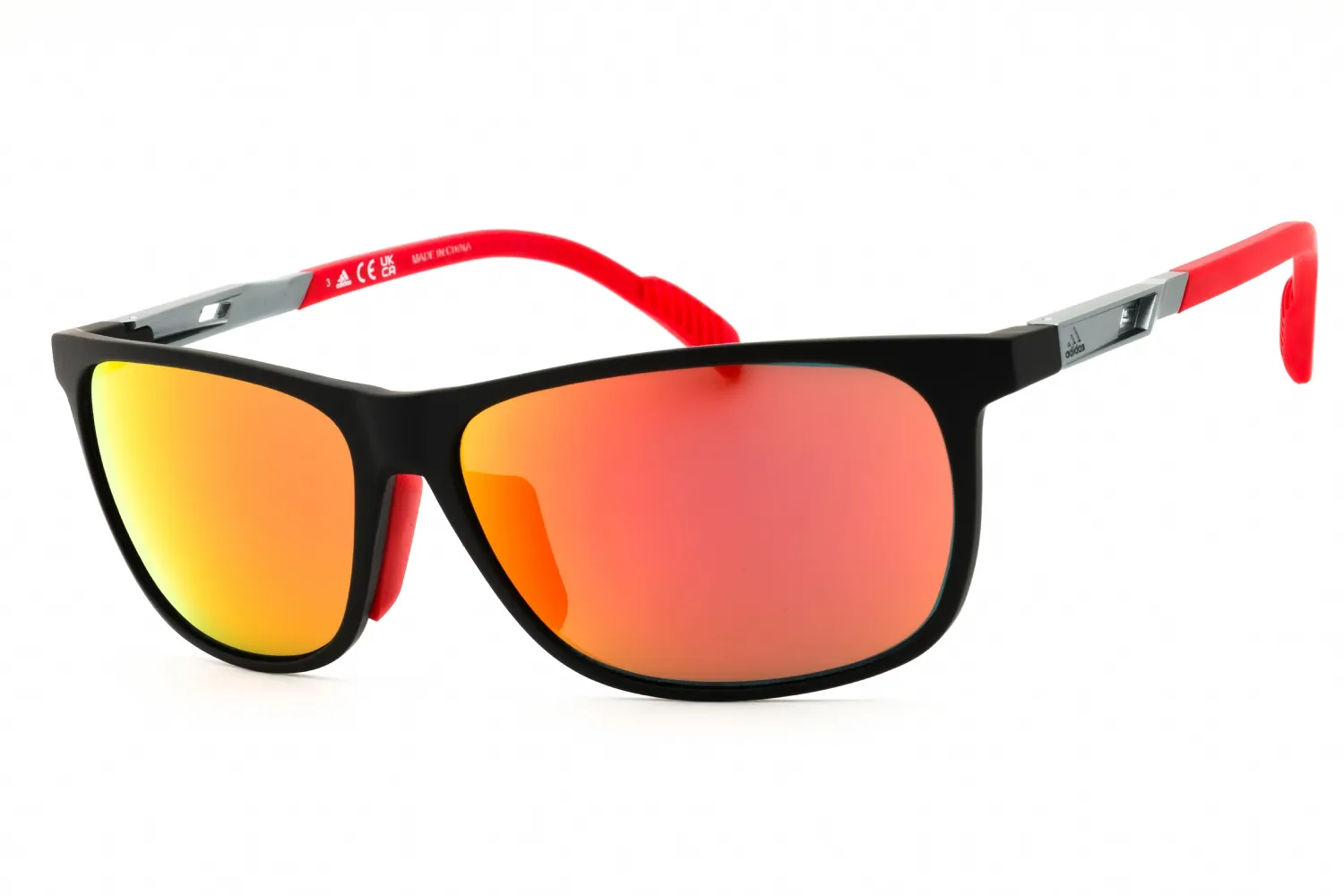 Adidas SP0061 02L Sunglasses Matte Black 62mm Men