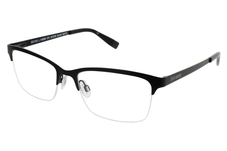 Steve Madden ACTIIVE Eyeglasses Matte Black 53mm Women