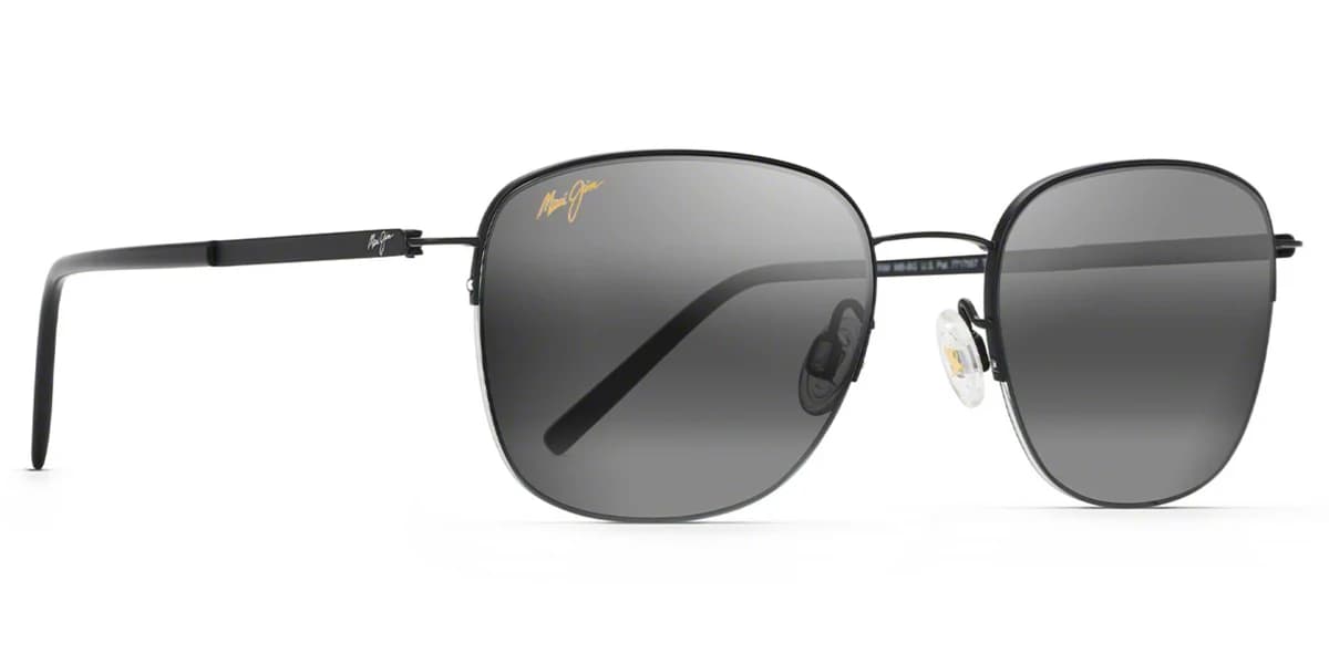 Maui Jim Crater Rim MJ824 2M Sunglasses Black 52mm Unisex