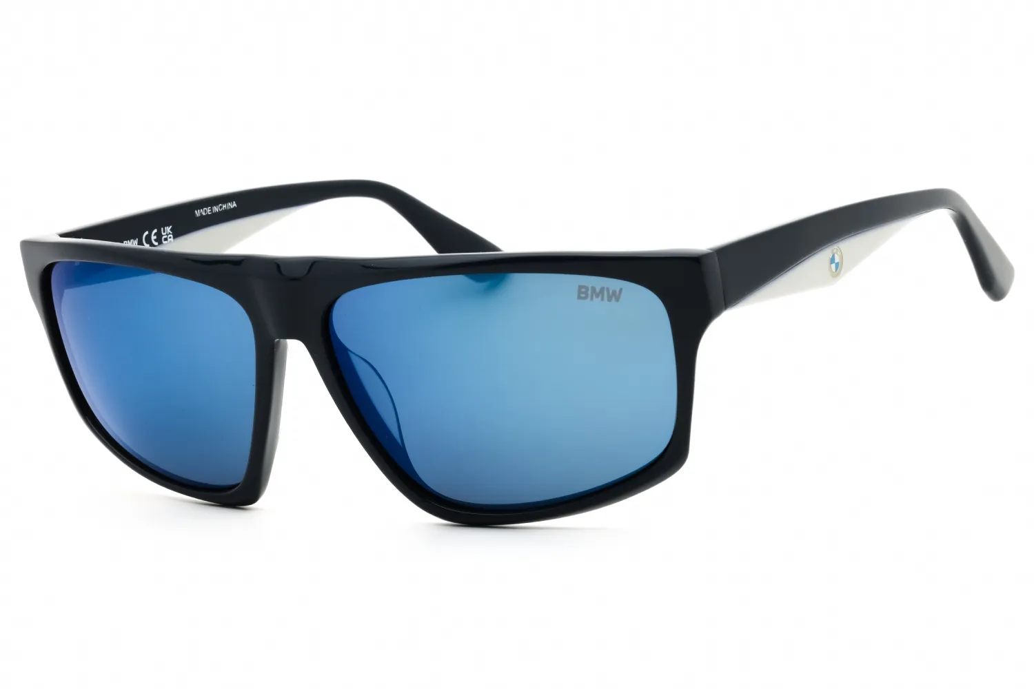 BMW BW0051-H 90X Sunglasses Shiny Blue 61mm Men