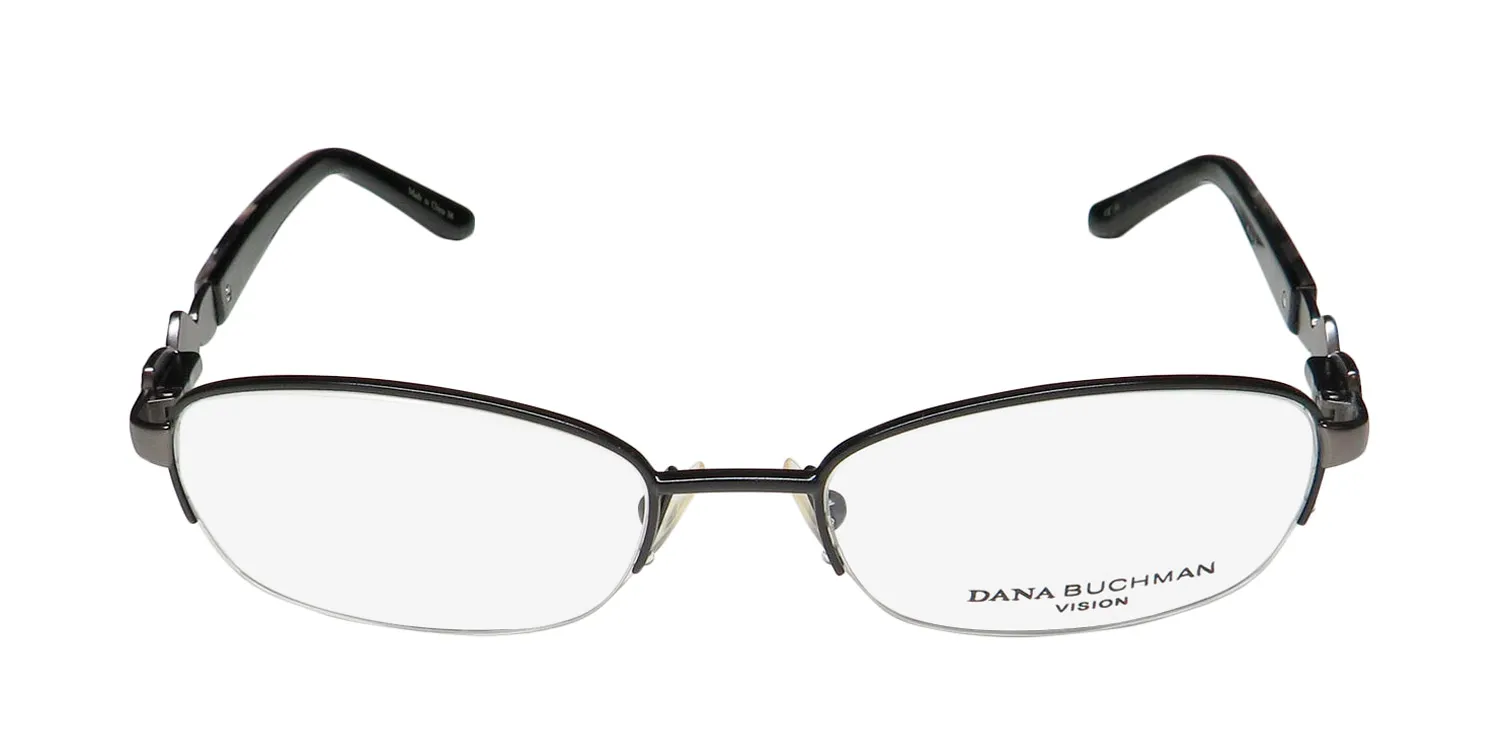Dana Buchman Kadin bk Eyeglasses Black 49mm 3