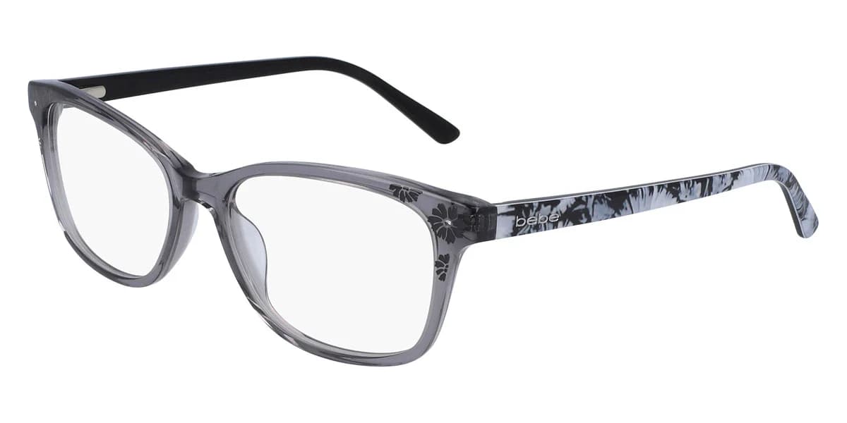 Bebe BB5163 001 Eyeglasses Grey Crystal 55mm Women