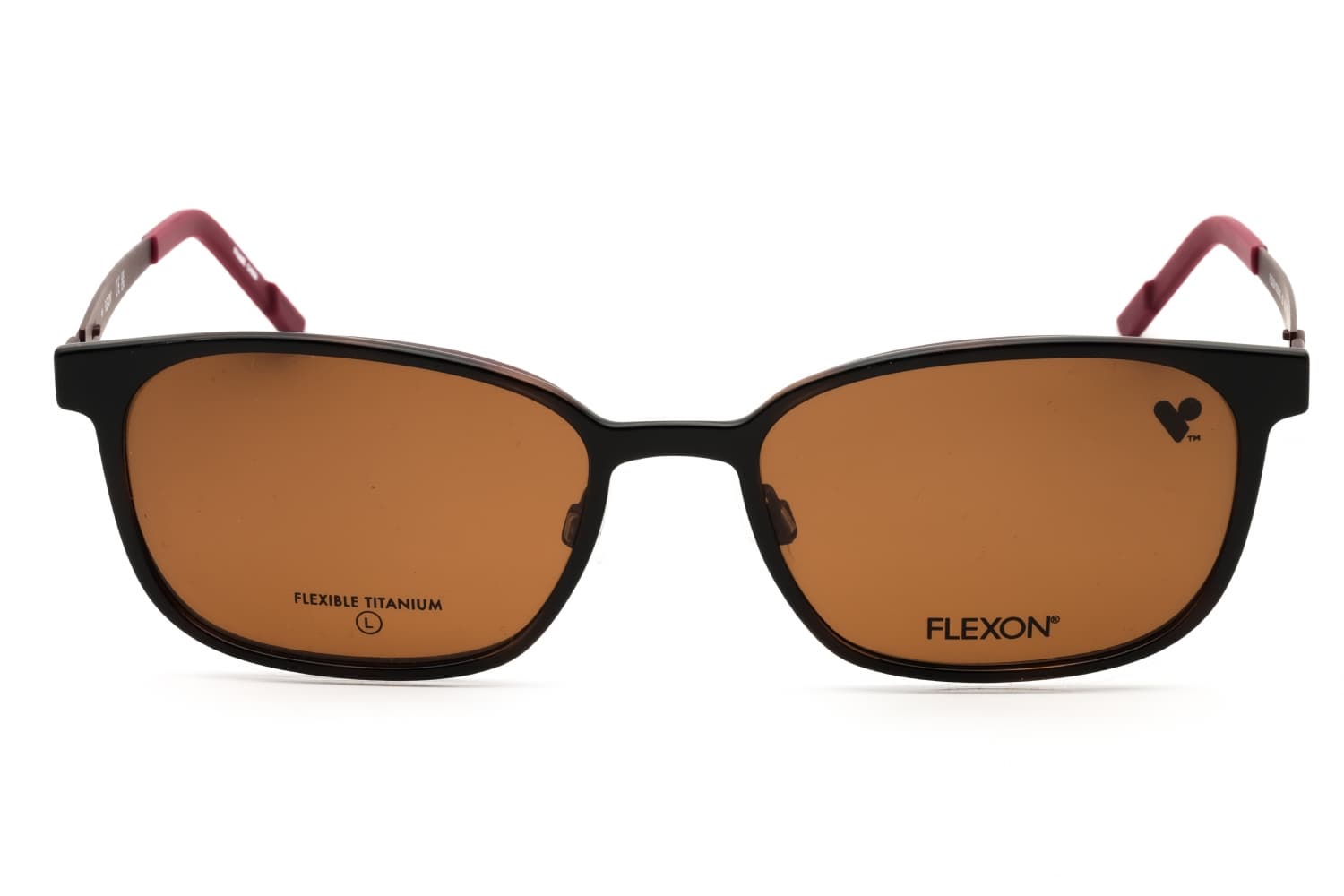 Flexon FLX1008MAG-SET 620 Eyeglasses Matte Cherry 56mm Men 2