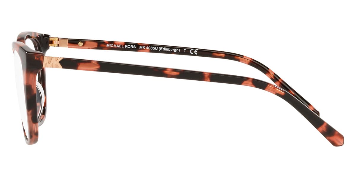 Michael Kors MK4085U Edinburgh 3009 Eyeglasses Pink Tortoise 52mm Women 3