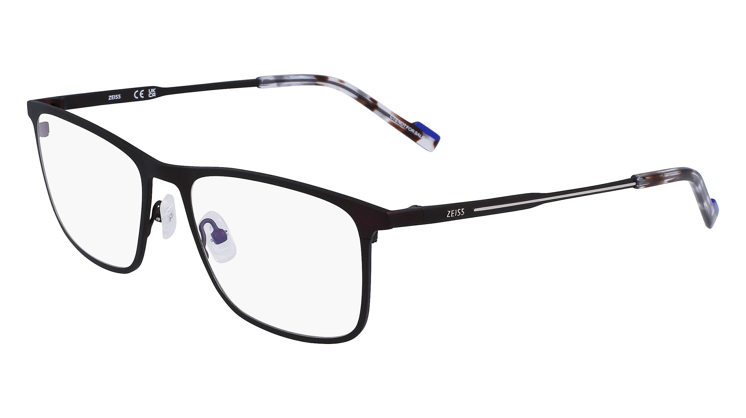 Zeiss ZS23126 201 Eyeglasses Satin Dark Brown 55mm Men