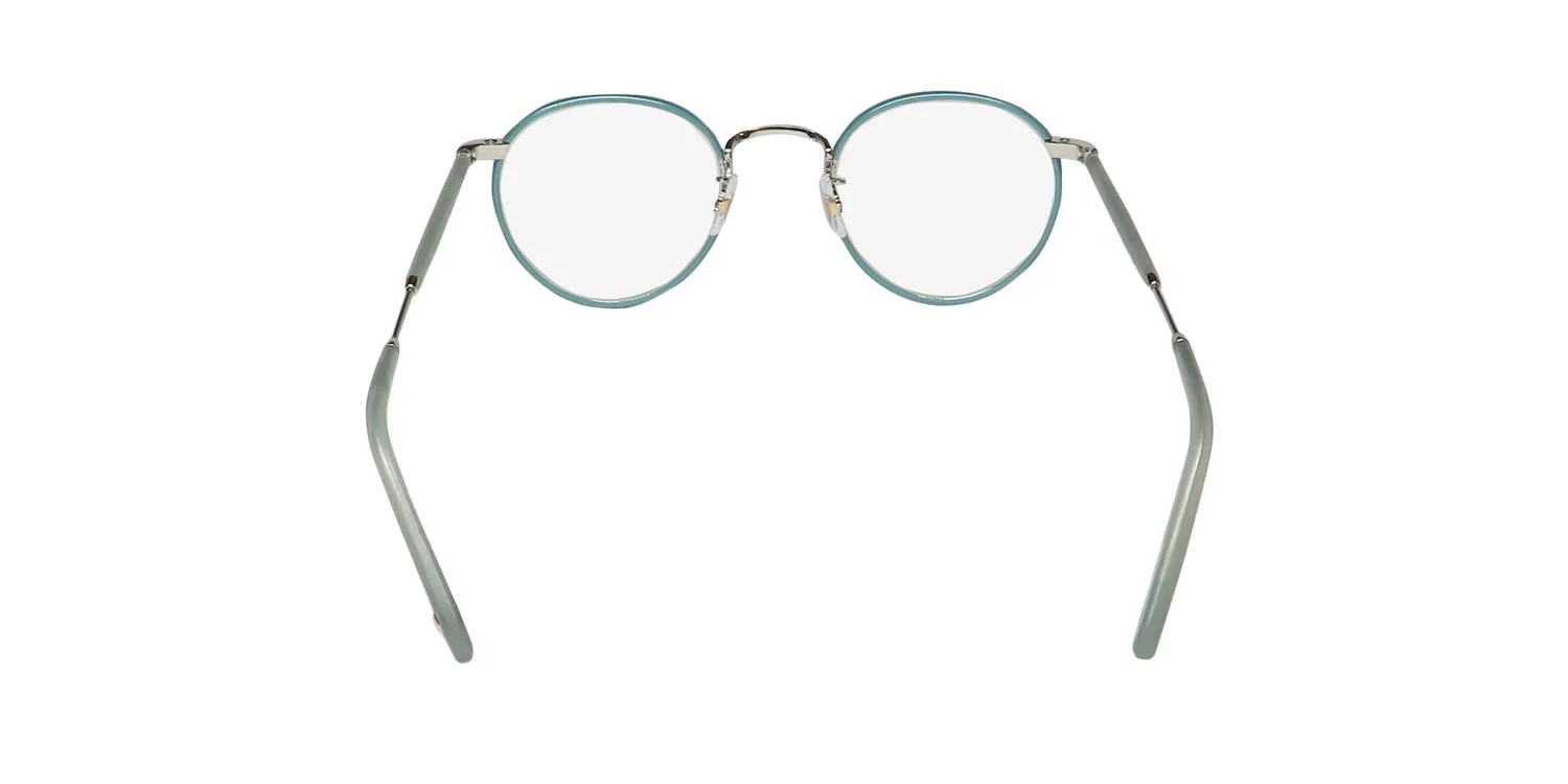 Garrett Leight Wilson Blue Light Technology spl-bs-sf Eyeglasses Sage Pearl 46mm 5
