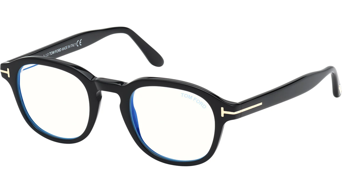 Tom Ford FT5698-F-B 001 Eyeglasses Black 50mm Unisex