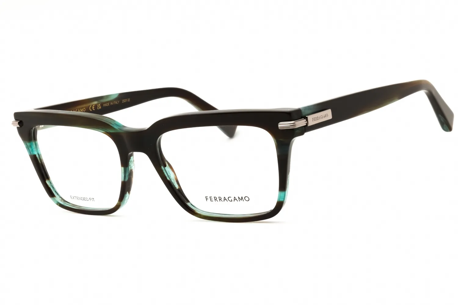 Salvatore Ferragamo SF3014 315 Eyeglasses Striped Green 55mm Men