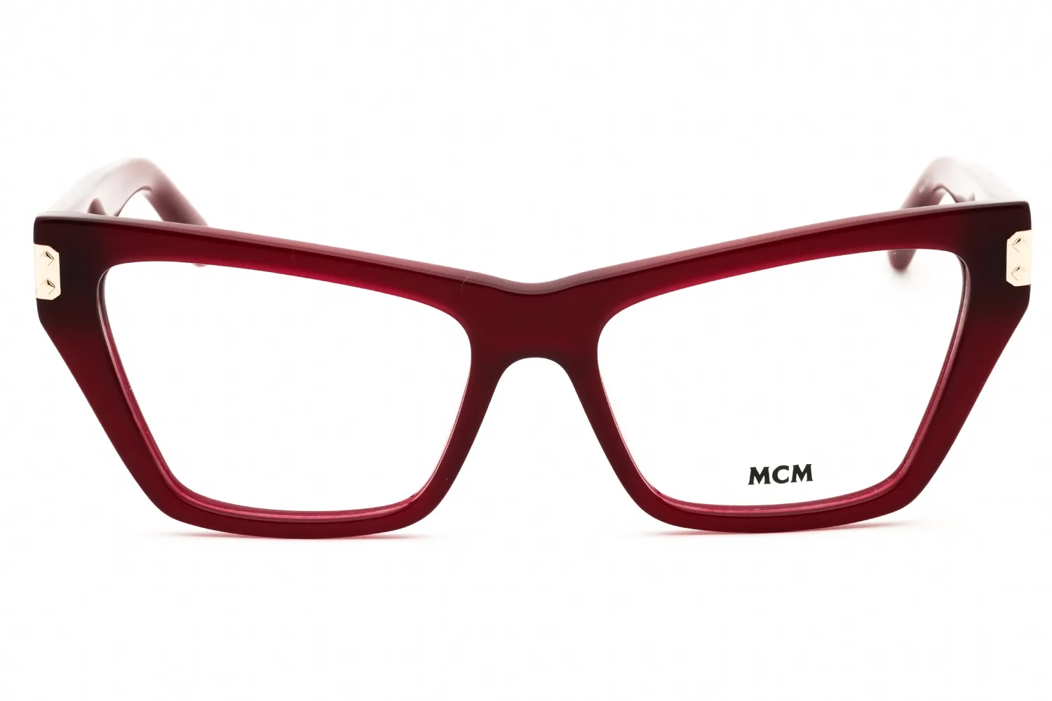 MCM MW5005 069 Eyeglasses Shiny Bordeaux 53mm Women 2