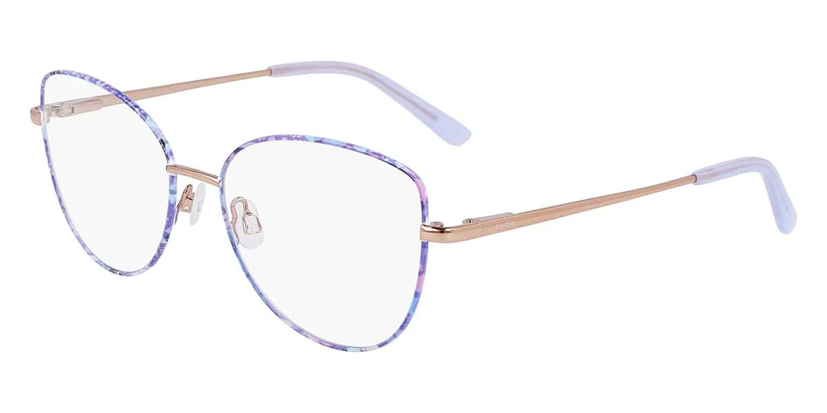 Bebe BB5207 422 Eyeglasses Blue Floral 53mm Women