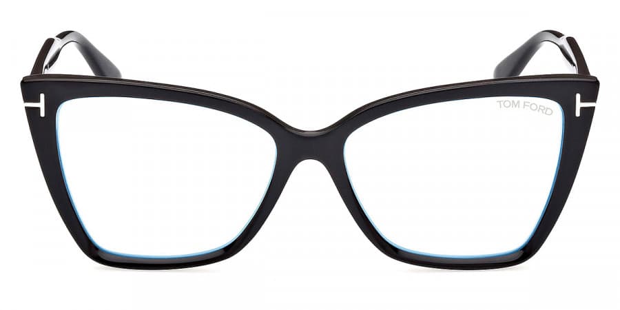 Tom Ford TF5844B 001 Eyeglasses Black 55mm Women 2