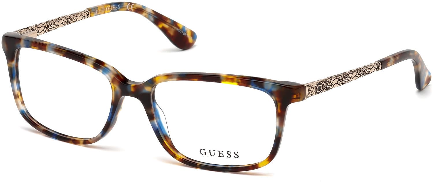 Guess GU2612 092 Eyeglasses Blue 53mm Women