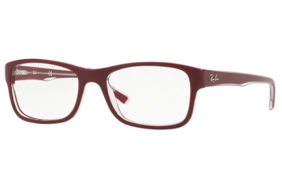 Ray-Ban RB5268 5738 RX5268 Youngster Eyeglasses Red 50mm Women