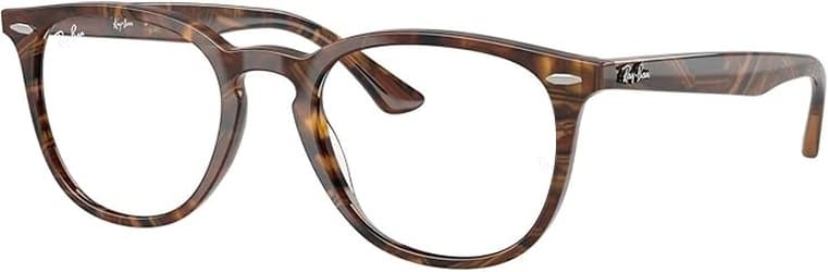 Ray-Ban RB7159 8395 Eyeglasses Brown 50mm Unisex