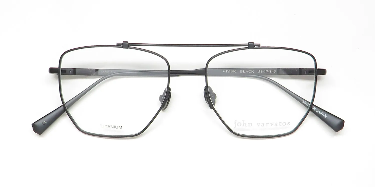 John Varvatos Vjv190 black Eyeglasses Black 51mm 2
