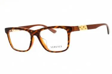 Versace 0VE3319F 5354 Eyeglasses Havana Monogram Print 55mm