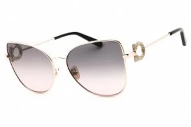 Salvatore Ferragamo SF296SR 772 Sunglasses Rose Gold 60mm