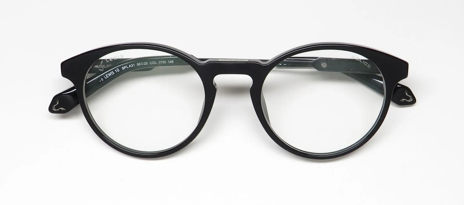 Police Lewis Hamilton 10 Spla31 Blue Light Technology 0700 Eyeglasses Black 50mm 2