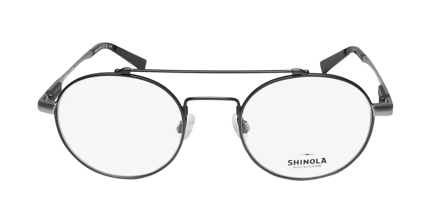 Flexon Shinola 21001 071 Eyeglasses Satin Gunmetal 49mm 3