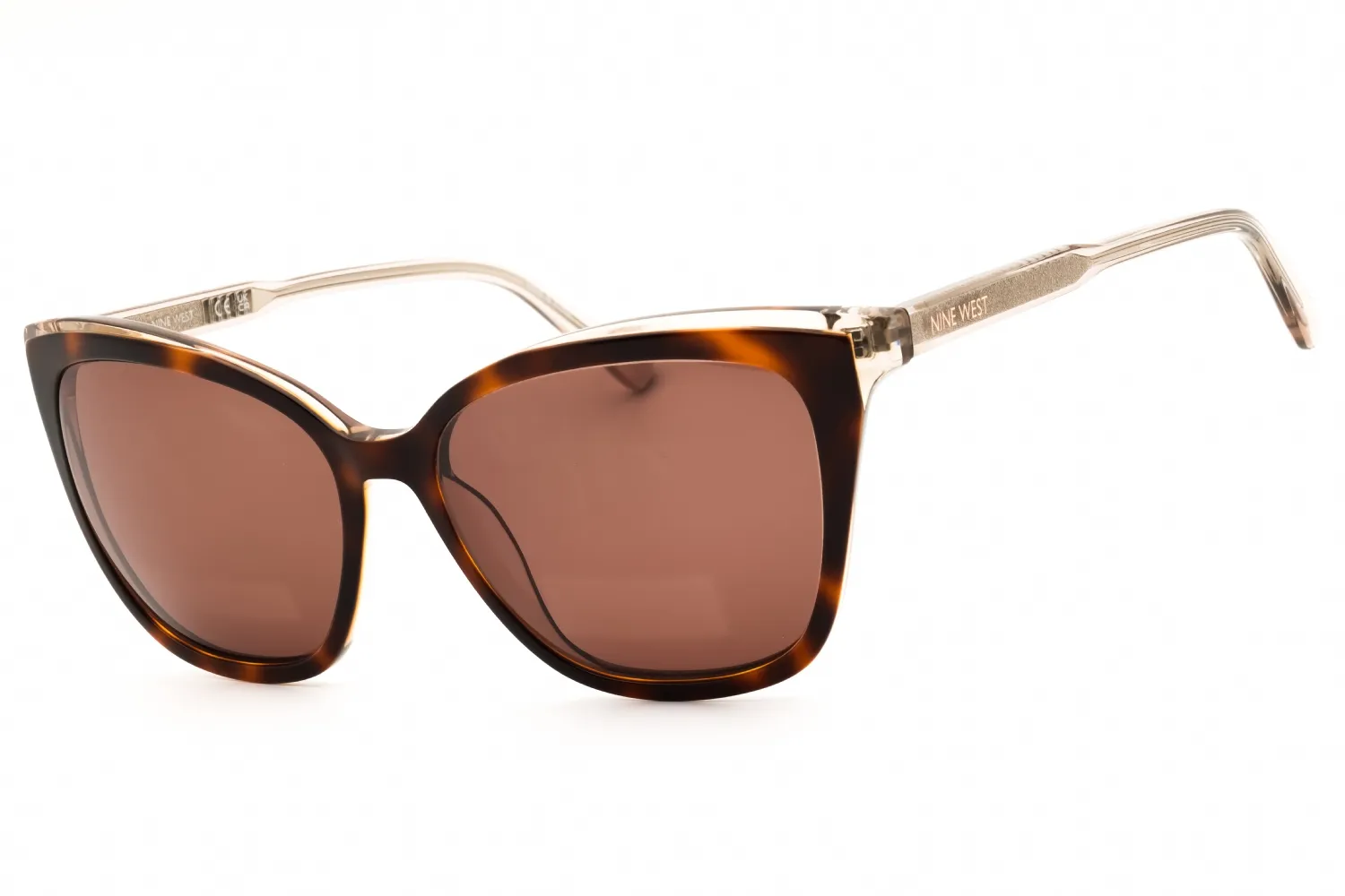 Nine West NW660S 285 Sunglasses Soft Tortoise 55mm Women
