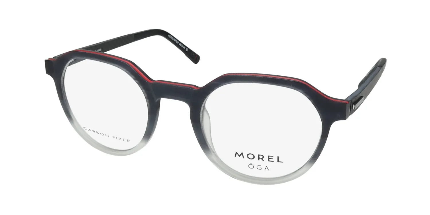 Morel Oga 10219o ng06 Eyeglasses Dark Grey 49mm
