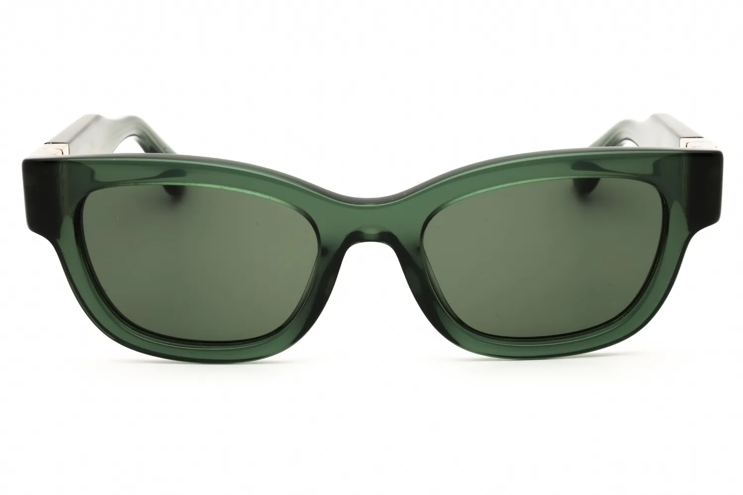 Salvatore Ferragamo SF2067S 317 Sunglasses Transparent Green 52mm Women 2