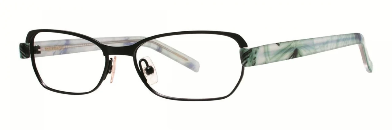 Vera Wang V301 Eyeglasses Black Satin 48mm Women