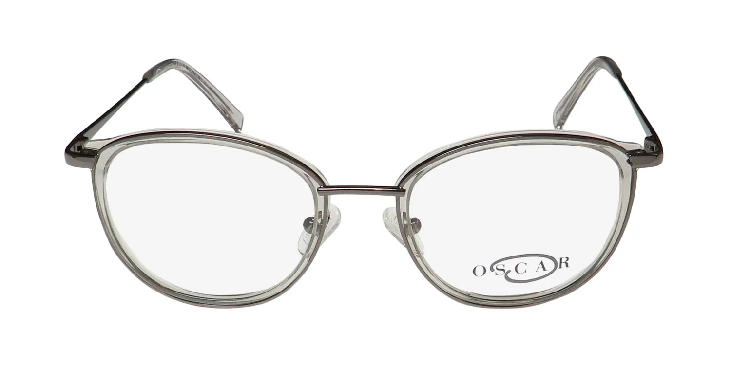 Oscar de la Renta Osl 732 038 Eyeglasses Crystal Smoke 50mm 3