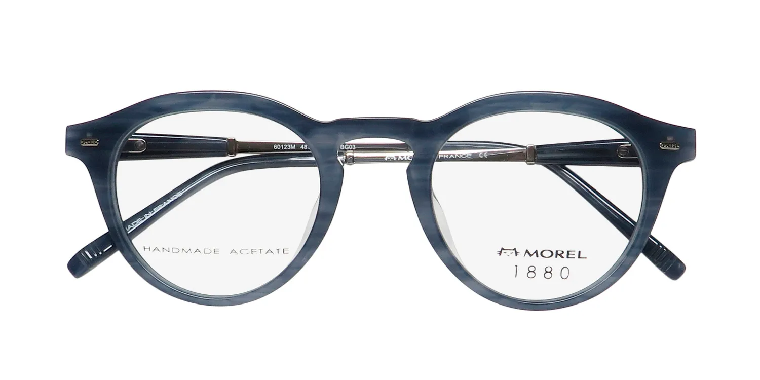 Morel 1880 60123m bg03 Eyeglasses Blue 48mm Unisex 2