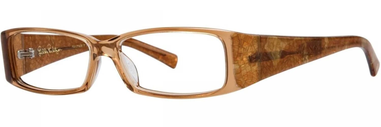 Lilly Pulitzer Josephine Eyeglasses Brown 53mm Women