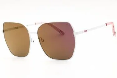 Fila SFI393 695X Sunglasses White 61mm