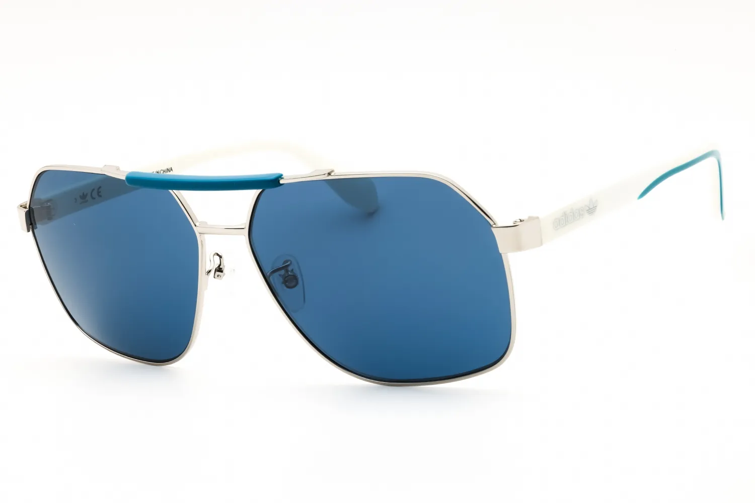 Adidas OR0064 16X Sunglasses Shiny Palladium 62mm Men