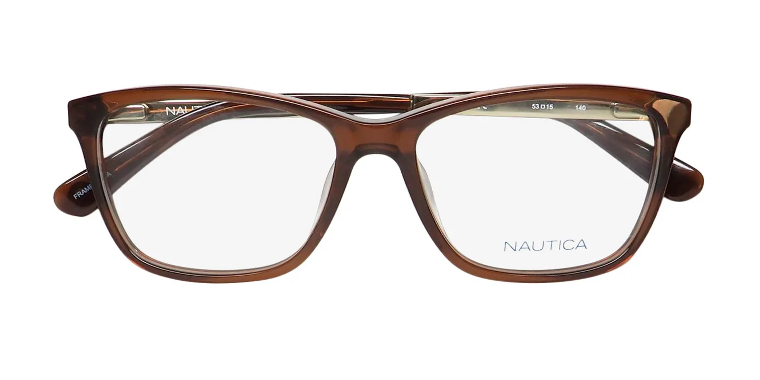 Nautica Nlo5008 200 Eyeglasses Brown 53mm 2