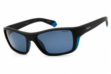 Polaroid PLD 7046/S 0OY4 C3 Sunglasses Black Azure 57mm