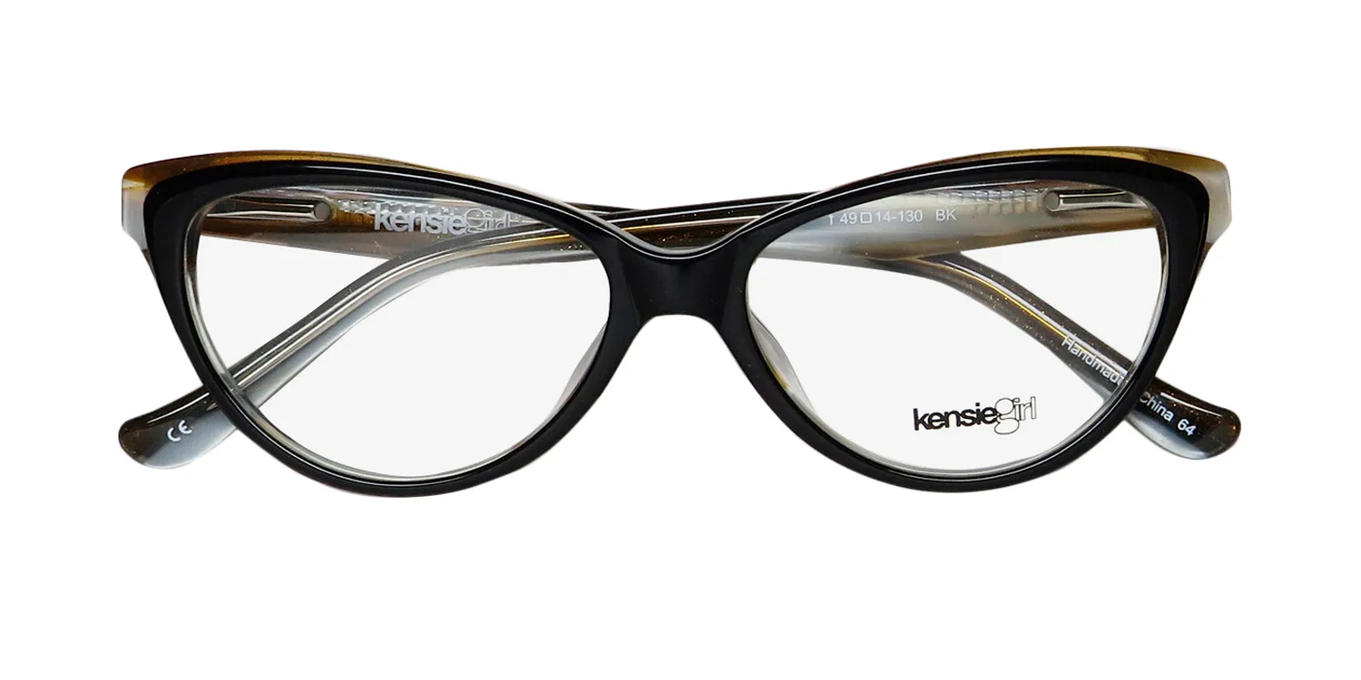 Kensie Glee bk Eyeglasses Black 49mm 2