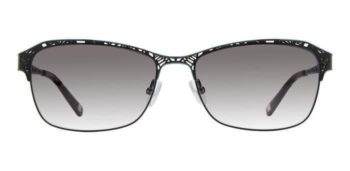 Liz Claiborne L 577/S 0ETJ Sunglasses Black Tea 56mm Women 2