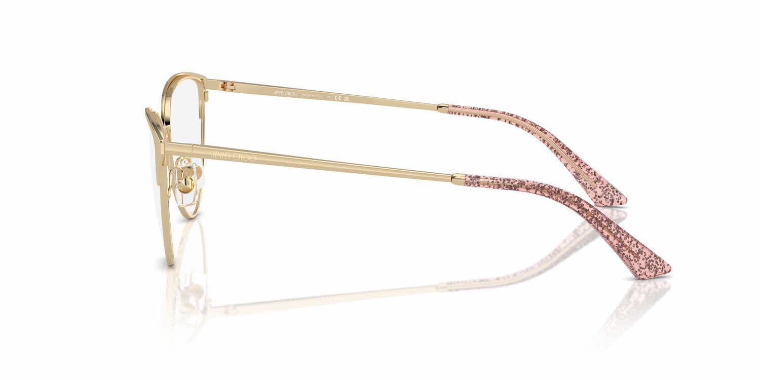 Jimmy Choo JC2002 3013 Eyeglasses Gold 55mm Women 3