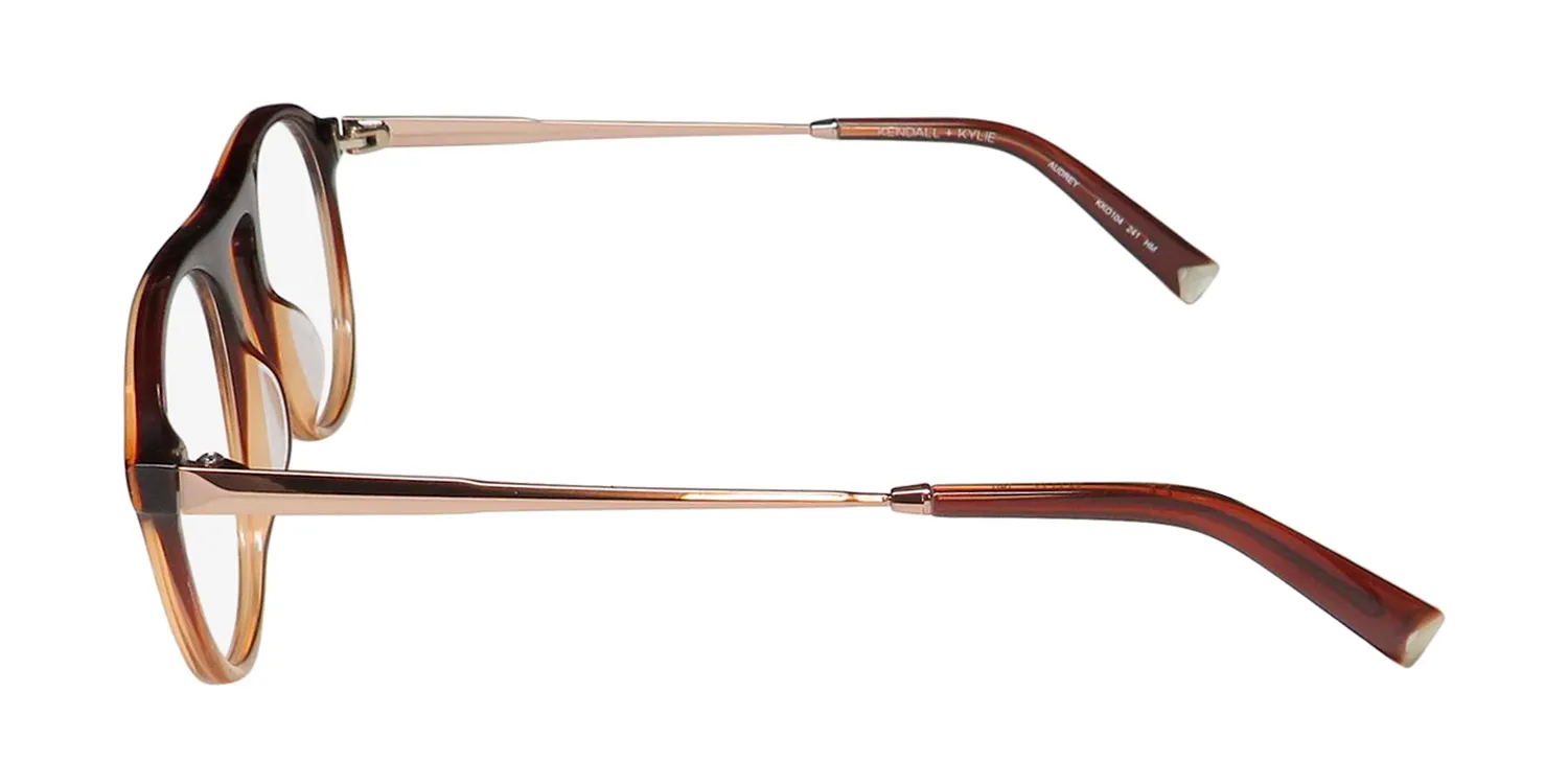 Kendall + Kylie Kko104 Audrey 241 Eyeglasses Brown 50mm Unisex 4