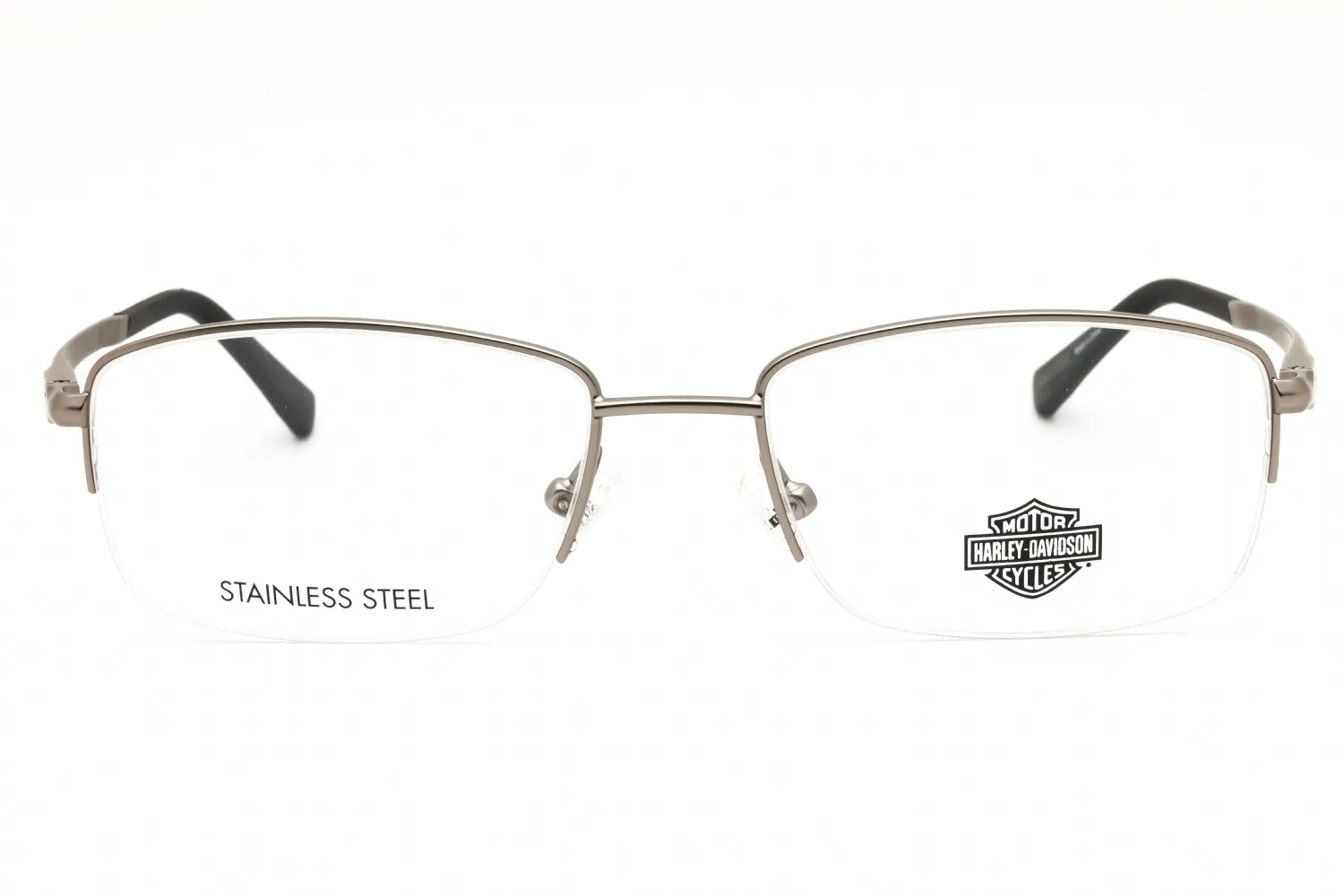 Harley Davidson HD50063 011 Eyeglasses Matte Light Nickeltin 55mm Men 2