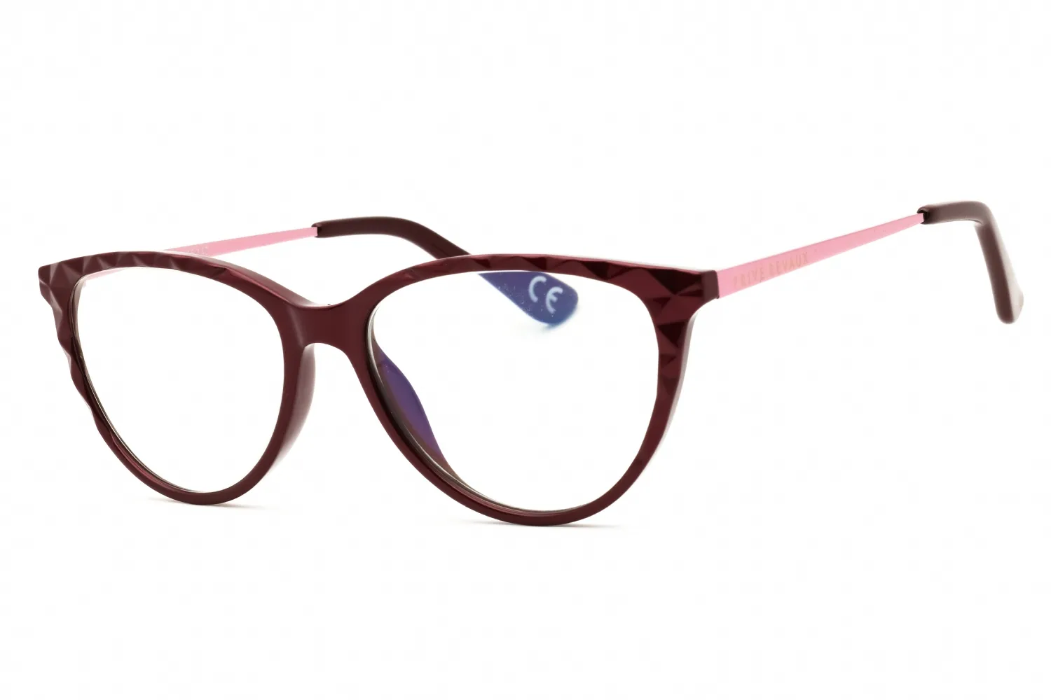Prive Revaux THE ZOE/R 06K3 Eyeglasses Burgundy Gold 51mm Women