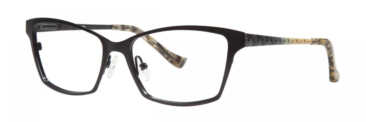 Kensie Metallic Eyeglasses Black 51mm Women