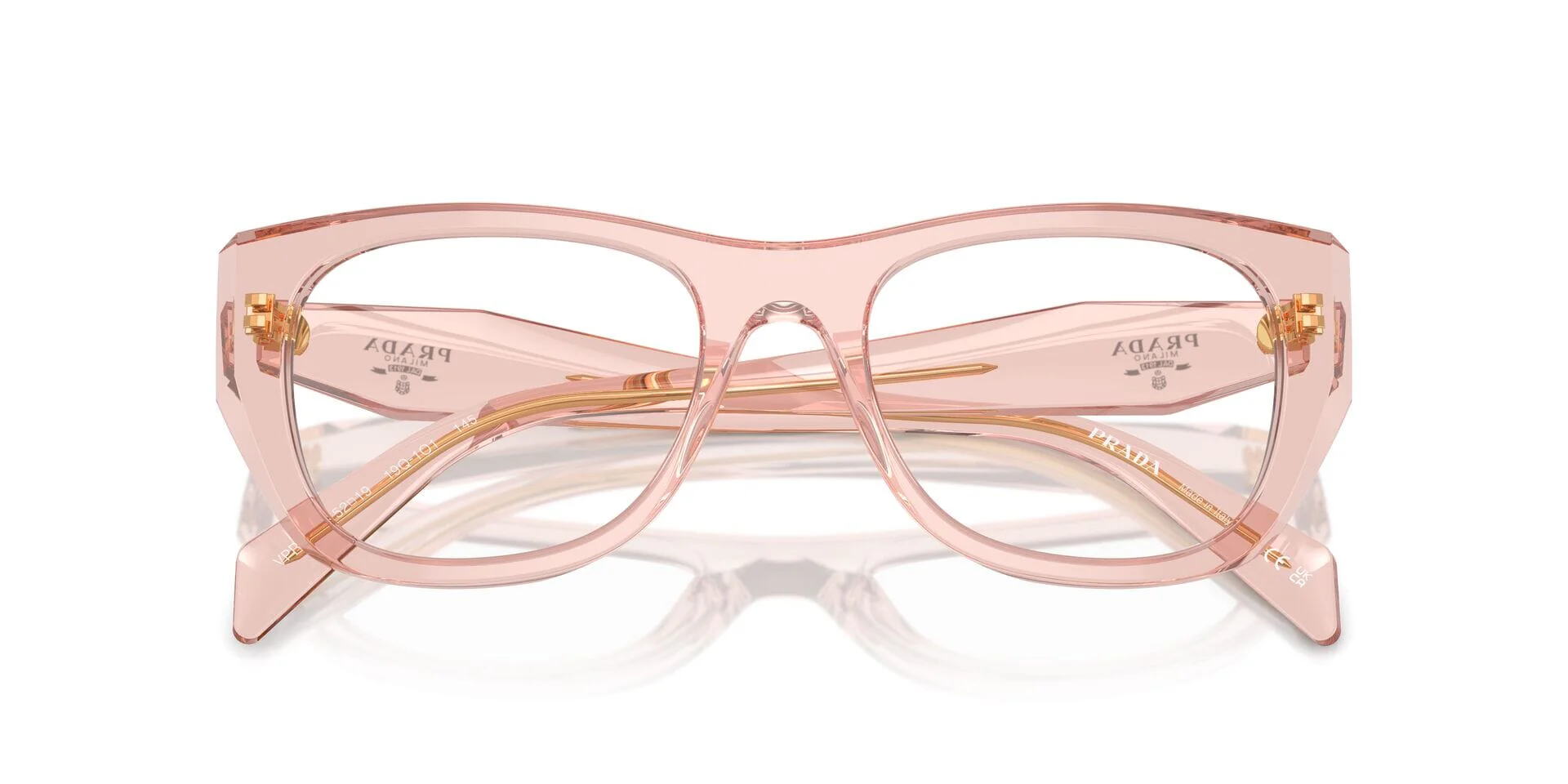 Prada VPRA18 19Q1O1 Eyeglasses Pink 52mm Women 4