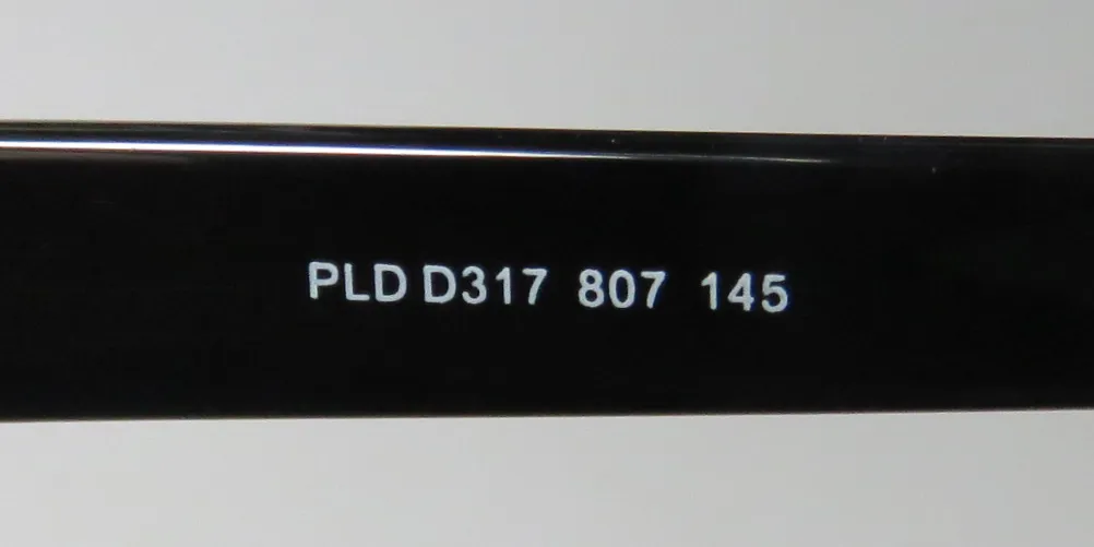 Polaroid D317 807 Eyeglasses Black 55mm Unisex 8