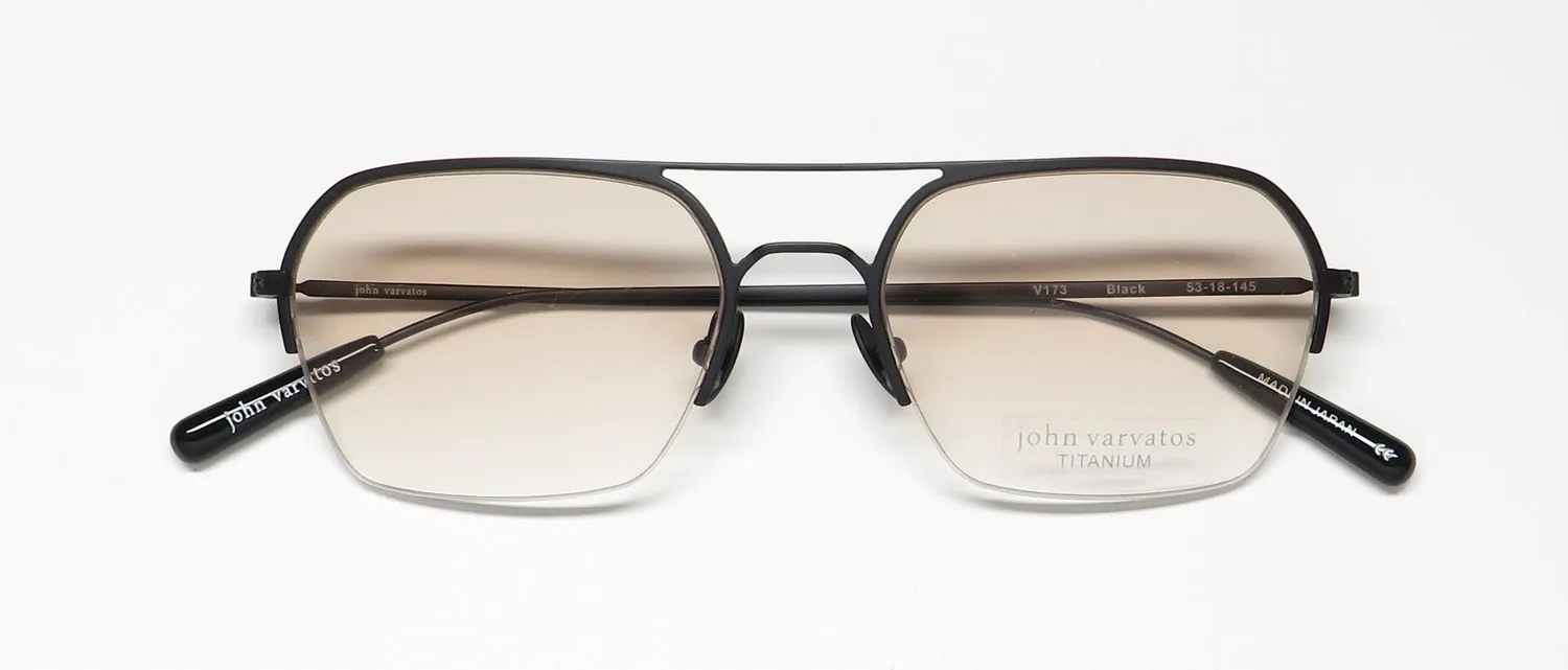 John Varvatos V173 black Sunglasses Black 53mm 2