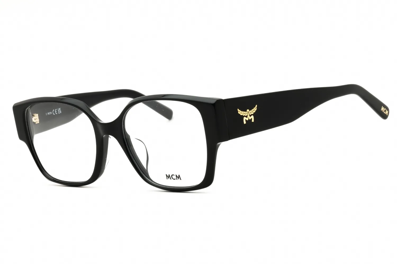MCM MW5009-D 001 Eyeglasses Shiny Black 53mm Women