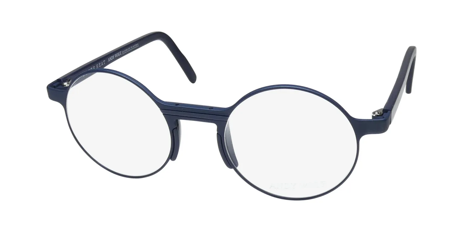 Andy Wolf Olm e Eyeglasses Navy Blue 47mm Unisex