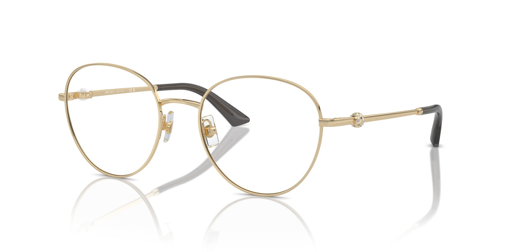 Jimmy Choo JC2004HB 3006 Eyeglasses Gold 52mm Unisex